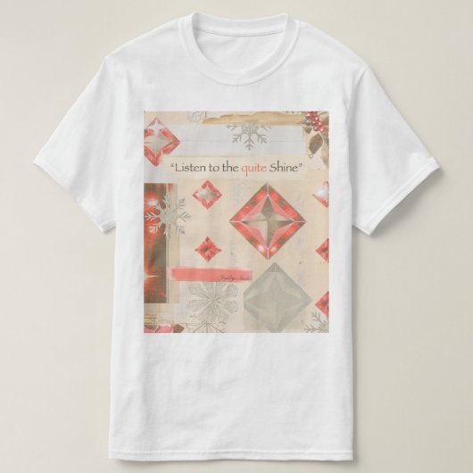 Reis & Warm Licht – Witte T-shirt (Design voorkant)