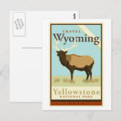 Reis Wyoming Briefkaart (Voorkant / Achterkant)