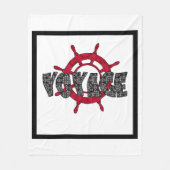 Reis, zee fleece deken (Voorkant)