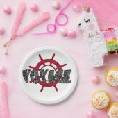 Reis, zee papieren bordje (Feest)