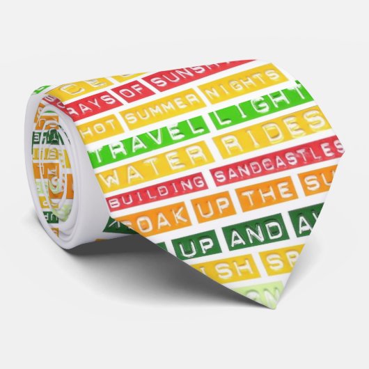 Reis, zomer, Mannen Stropdas (Opgerold)