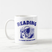 Reis zonder grenzen lezen - personaliseren koffiemok (Links)