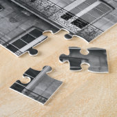 Reis | Zwart-wit  gebouw in Parijs Legpuzzel (Zijkant)