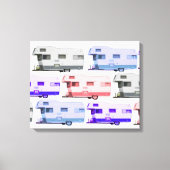 Reisaanhangwagen  canvas afdruk (Voorkant)