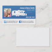 Reisaanhangwagen RV/Camping Cards Contactkaartje (Voorkant / Achterkant)