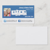 Reisaanhangwagen RV/Camping Cards Visitekaartje (Voorkant / Achterkant)
