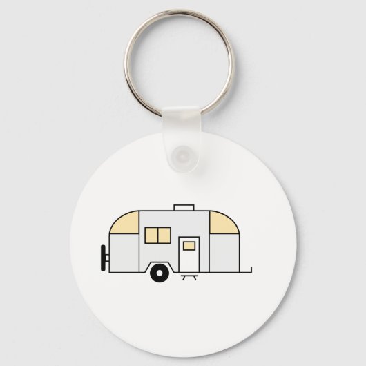 Reisaanhangwagen Sleutelhanger (Voorkant)