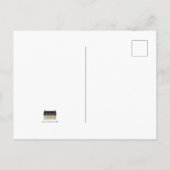 Reisaanhangwagen Zilveren RV & Nacht Sky Briefkaart (Achterkant)