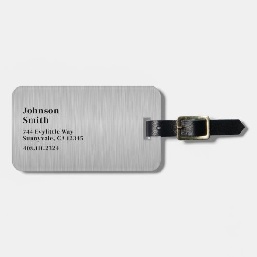 Reisaccessoire Custom School Koffer Rugzak Bagagelabel (Voorkant horizontaal)