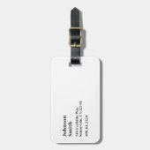 Reisaccessoire Custom School Koffer Rugzak Bagagelabel (Voorkant verticaal)