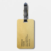 Reisaccessoire Custom School Koffer Rugzak Bagagelabel (Achterkant verticaal)