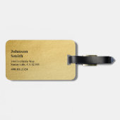 Reisaccessoire Custom School Koffer Rugzak Bagagelabel (Achterkant horizontaal)