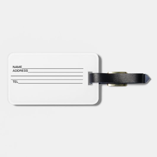 Reisaccessoire  Oia Bagagelabel (Achterkant horizontaal)