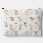 Reisaccessoires met Sphynx-kattenpatroon en eigen  Etui (Achterkant)