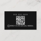 Reisadviseur Agent Services Logo QR-code Visitekaartje (Achterkant)