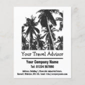 Reisadviseur Ontwerp Flyer (Voorkant)