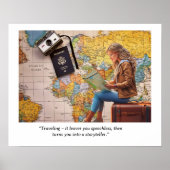 REISAFFICHE POSTER (Voorkant)