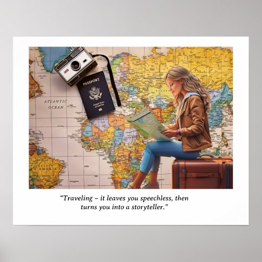 REISAFFICHE POSTER (Voorkant)