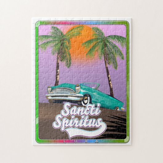 reisaffiche sancti spiritus Cuba. Legpuzzel (Verticaal)