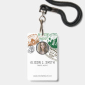 Reisagent Badge (Voorkant met koord)