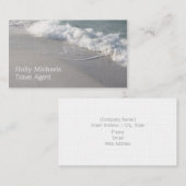 Reisagent - Beach Ocean Waves en Sand Visitekaartje (Voorkant / Achterkant)