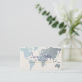 Reisagent Bedrijf of individu Visitekaartje (Staand voorkant)