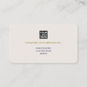 Reisagent Bedrijf of individu Visitekaartje (Achterkant)