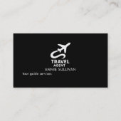 Reisagent Black Visitekaartje (Voorkant)