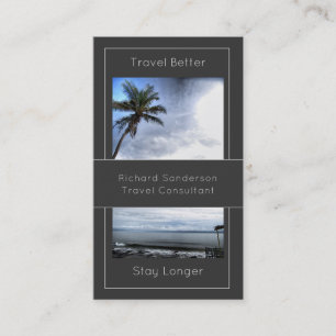 Reisagent met QR-code Visitekaartje