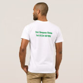 Reisagent om te personaliseren t-shirt (Achterkant volledig)