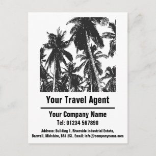 Reisagent Ontwerp om te personaliseren Briefkaart