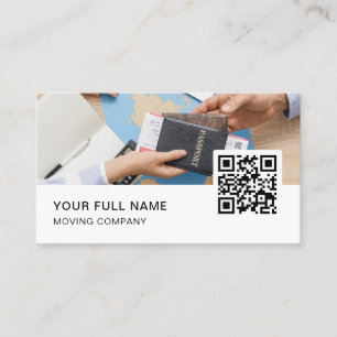 Reisagent QR Code Logo Social Media Visitekaartje