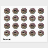 Reisagent Ronde Sticker (Vel)