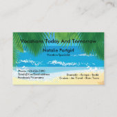 Reisagent Specialist Tropisch thema Visitekaartje (Voorkant)