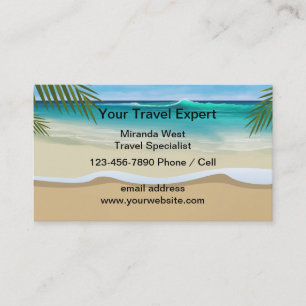 Reisagent Specialist Tropisch Visitekaartje