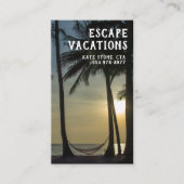 Reisagent Tropical Vacation Visitekaartje (Voorkant)
