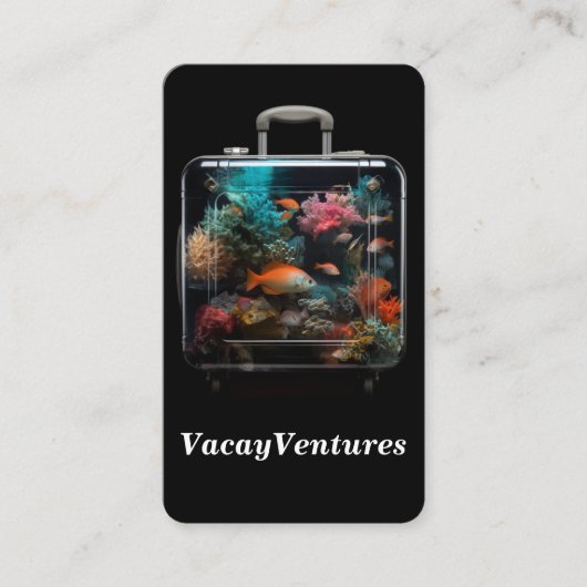 Reisagent / Vacature Visitekaartje (Voorkant)