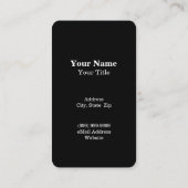 Reisagent / Vacature Visitekaartje (Achterkant)