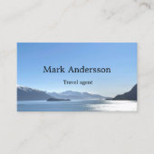 Reisagent vakantie Toerisme foto QR-code Visitekaartje (Voorkant)