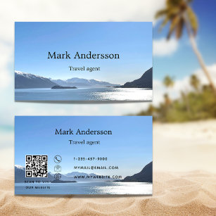 Reisagent vakantie Toerisme foto QR-code Visitekaartje