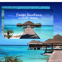 reisagent, vakantie, tropisch, wereldwijd, visitekaartje