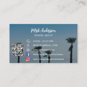 Reisagent vakantie visitekaartje (Achterkant)