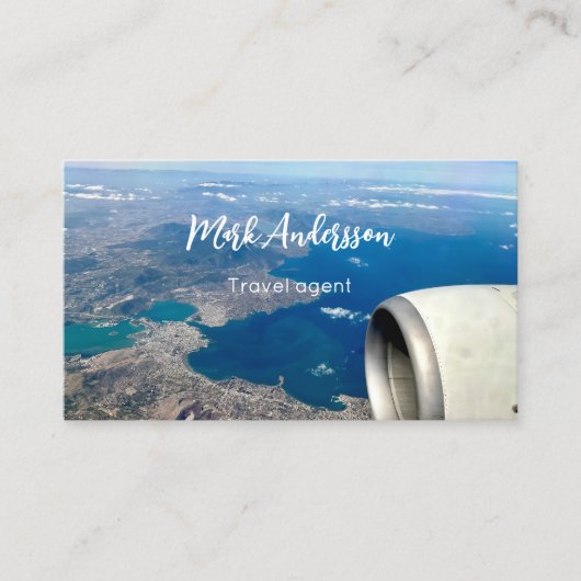 Reisagent vakantie visitekaartje (Voorkant)
