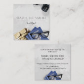 Reisagent Vierkante Visitekaartje (Voorkant / Achterkant)