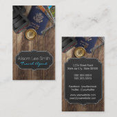 Reisagent Visitekaartje (Voorkant / Achterkant)