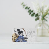 Reisagent Visitekaartje (Staand voorkant)