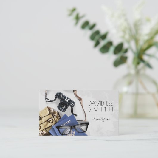 Reisagent Visitekaartje (Staand voorkant)