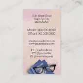 Reisagent Visitekaartje (Achterkant)