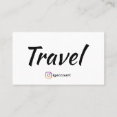 Reisagent Visitekaartje (Achterkant)