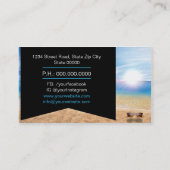 Reisagent Visitekaartje (Achterkant)